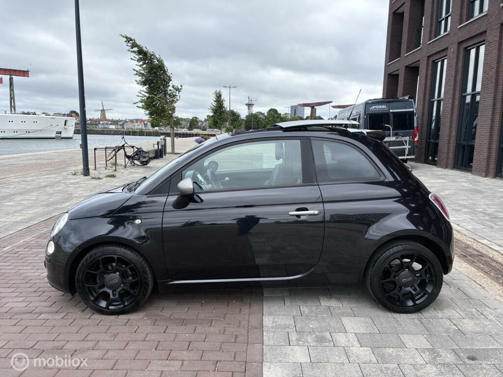 Fiat 500 0.9 TwinAir BiColore Clima CarPlay Pano km120.253 Nap BJ2011