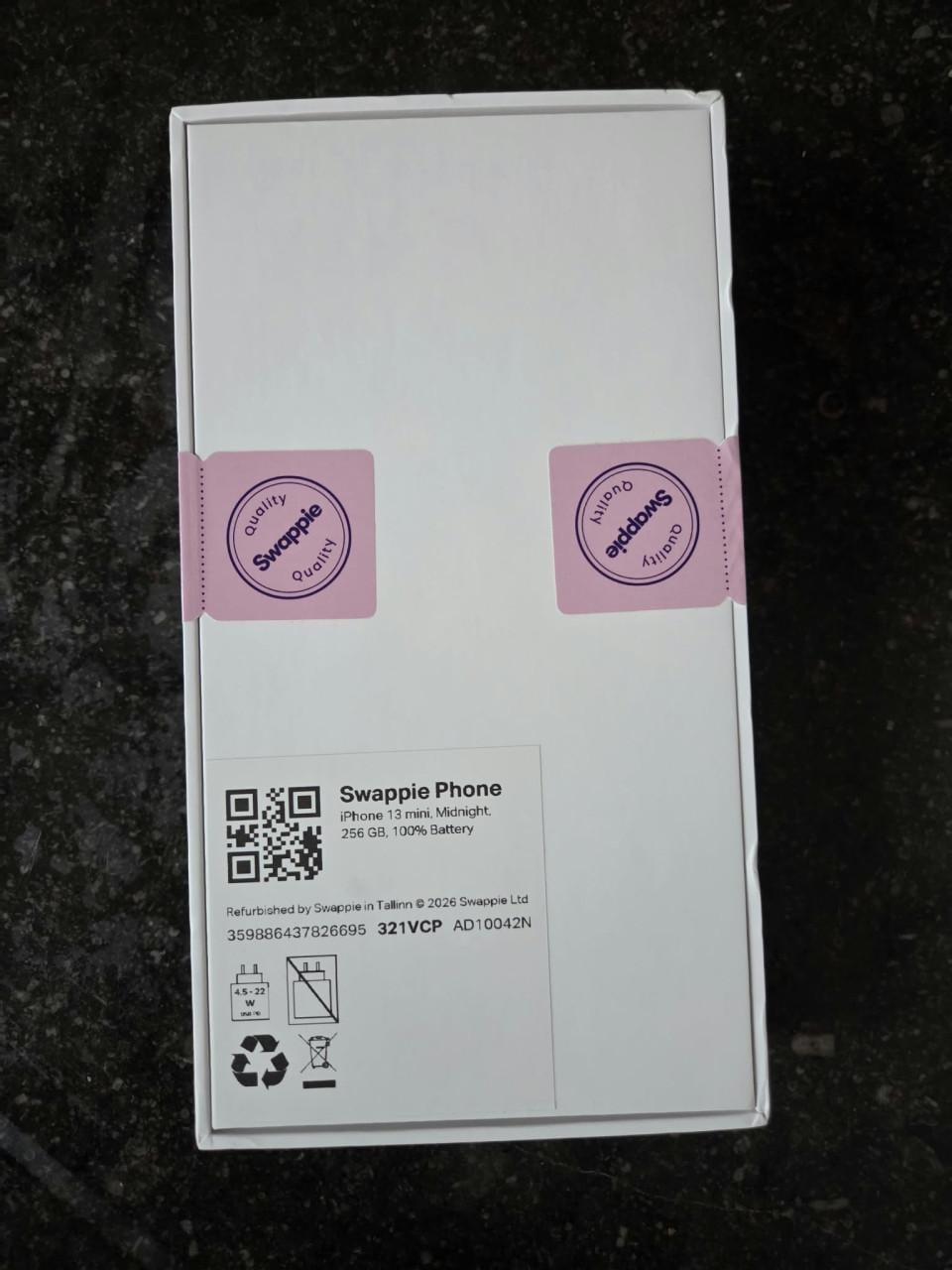 IPhone 13 mini - 256 GB - Midnight - 100% batterij