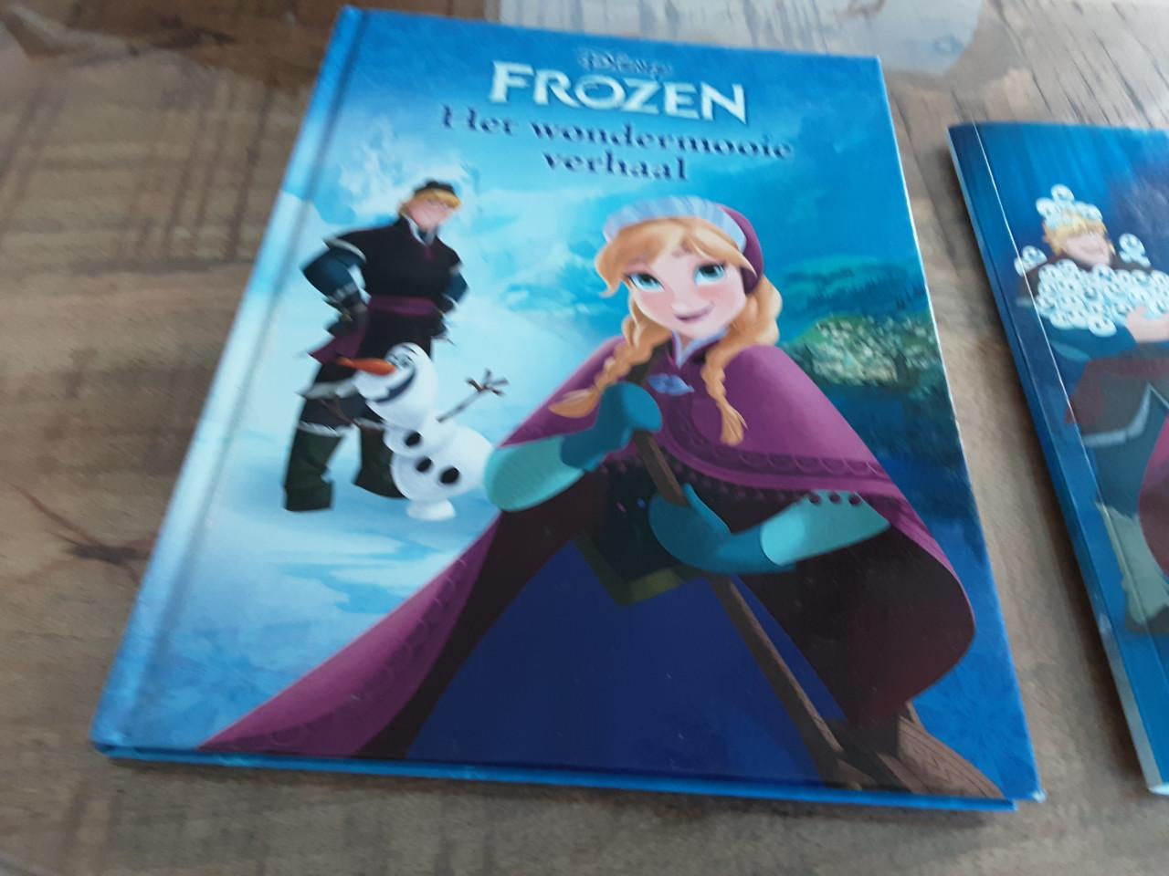 Leesboek  en kleur boek van Frozen samen voor 3,50