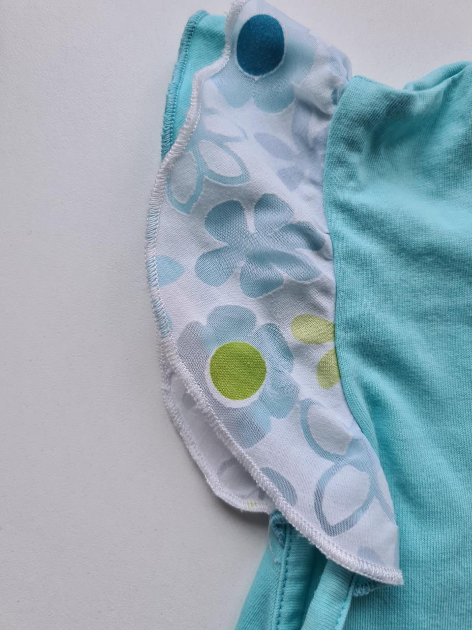 Blauw wijd vallend shirt van GRD  Mt 122-128