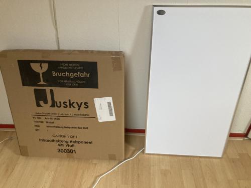2 infrarood panelen 425w
