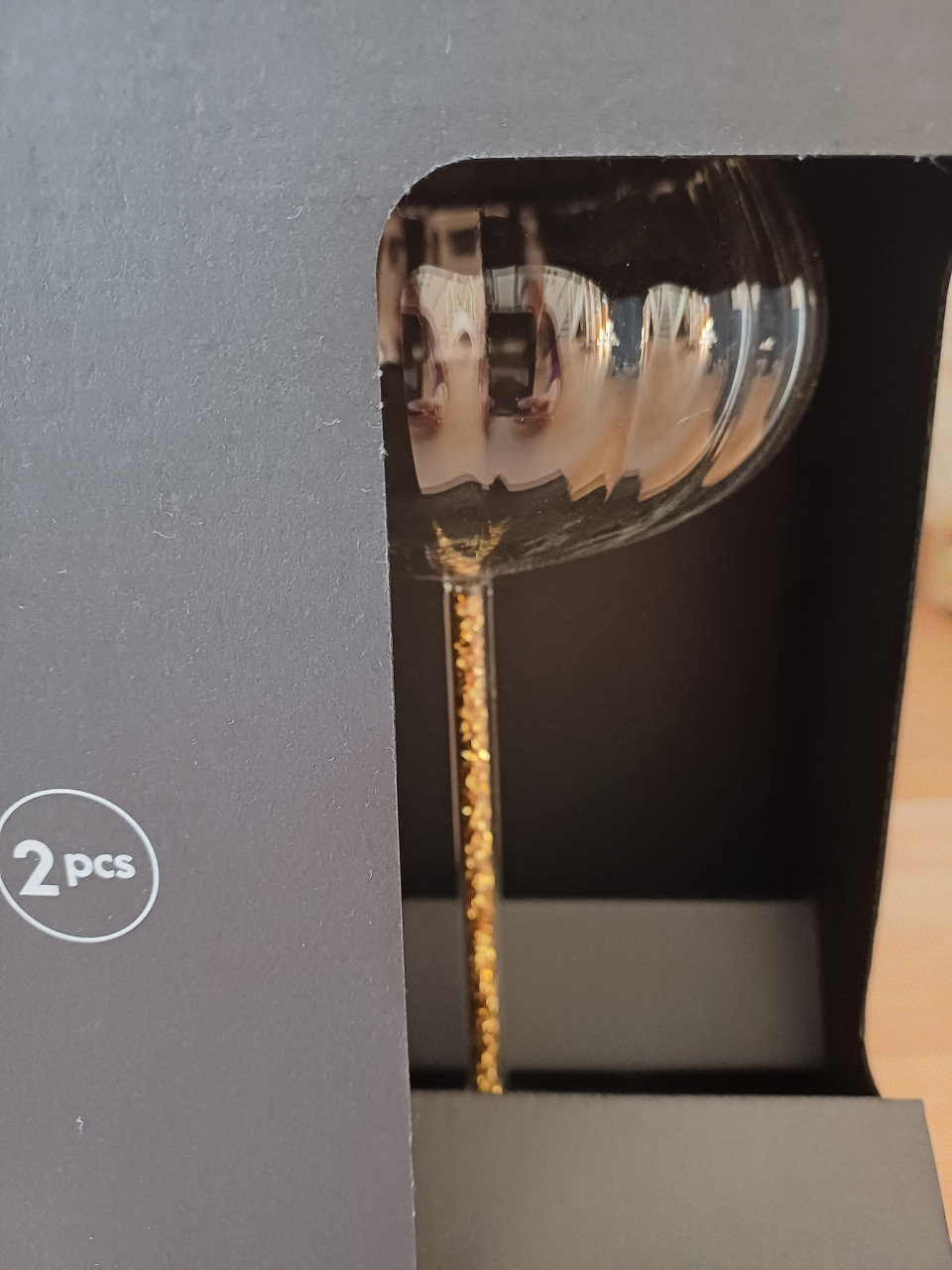 NIEUW: Elegante COCKTAILGLAZEN met GLITTEReffect (GUSTA)