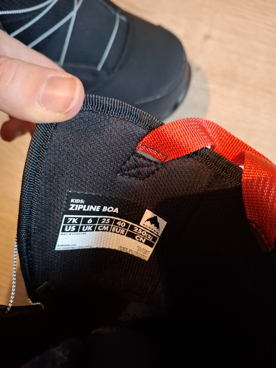 Snowboardschoenen maat 40 (39), Burton kids zipline boa