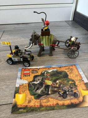 Lego 7414 Olifanten karavaan