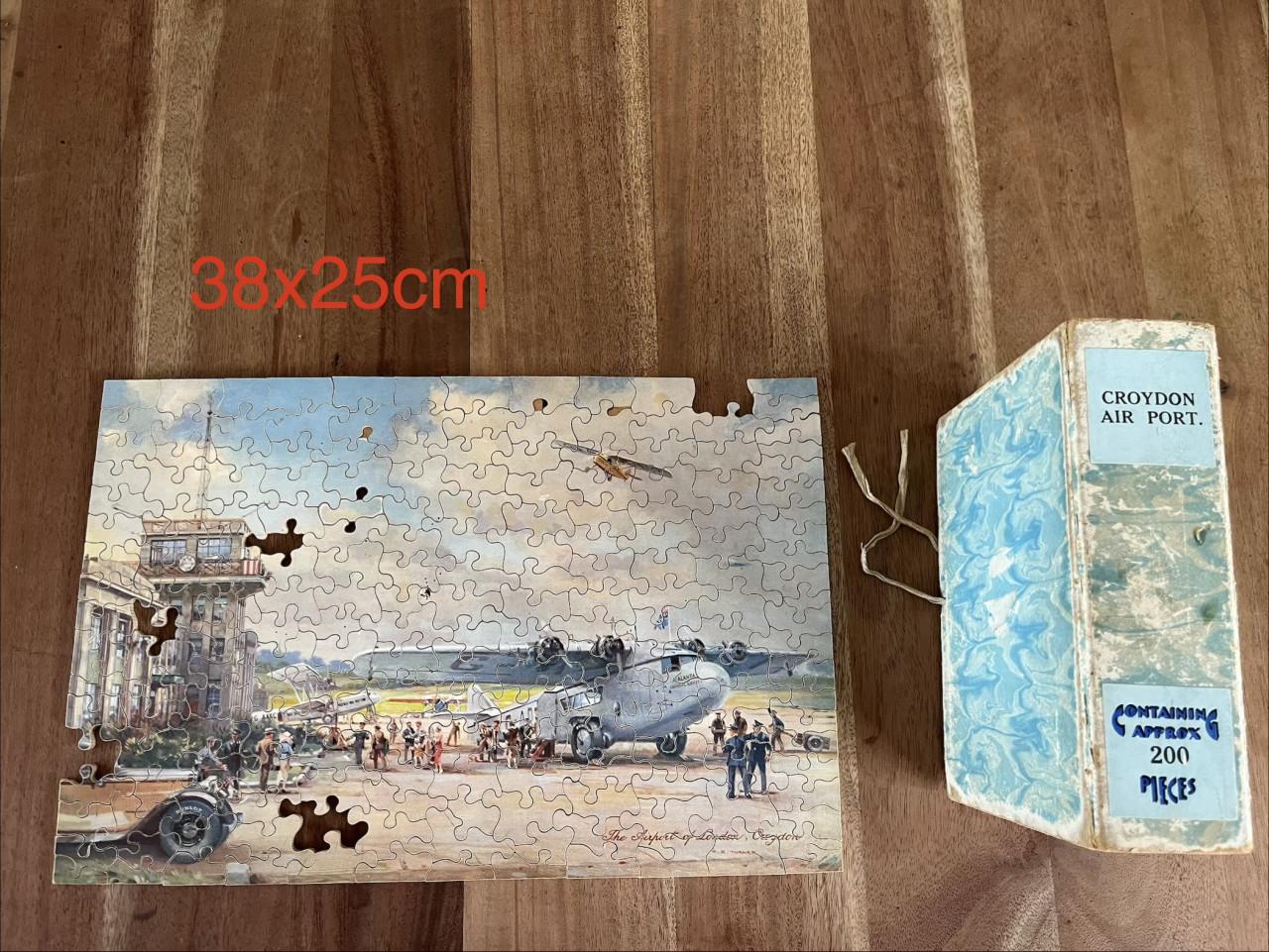 Dunlop vintage puzzel Croydon airport