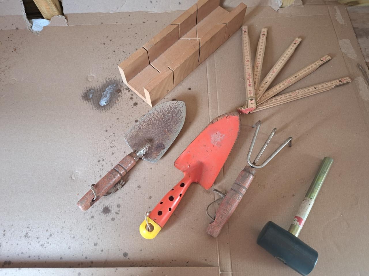 Tuingereedschap voor de starter, etc.