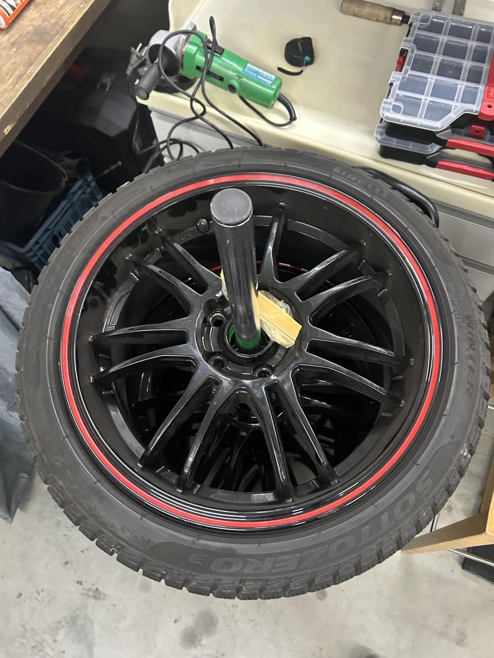 Velgen met (winter)banden voor audi vw