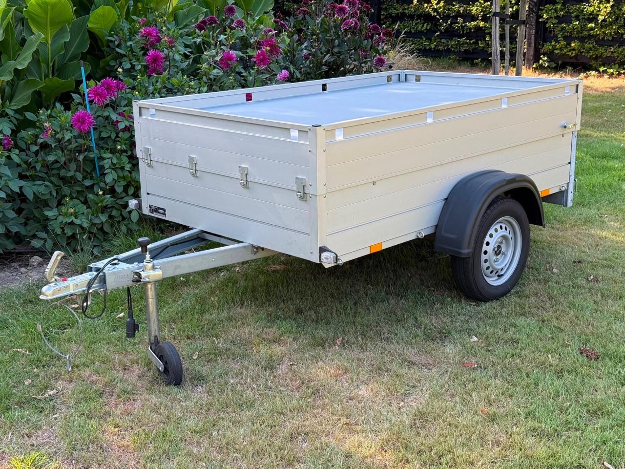 Anssems GT750 bagagewagen | 211 × 126 × 48 cm Incl disselslot & reservewiel