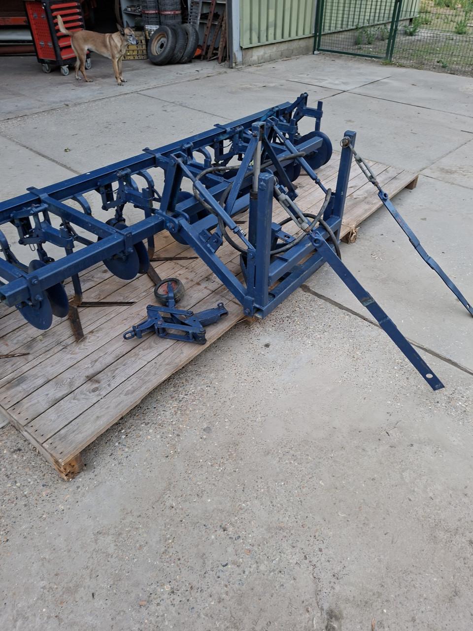 Schoffel machine met schijven