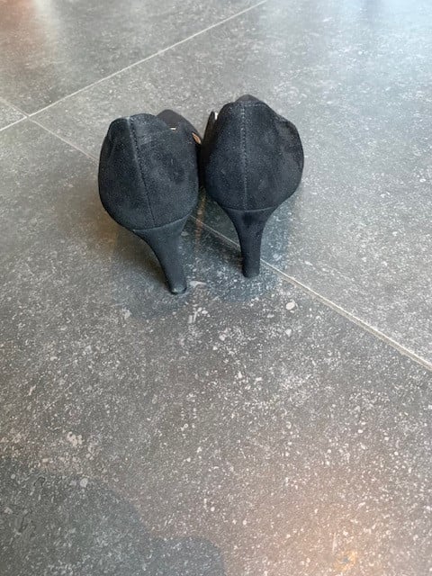 Zwarte gabor pumps