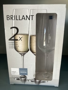 Schott Zwiesel Brillant set van 2 champagne glazen
