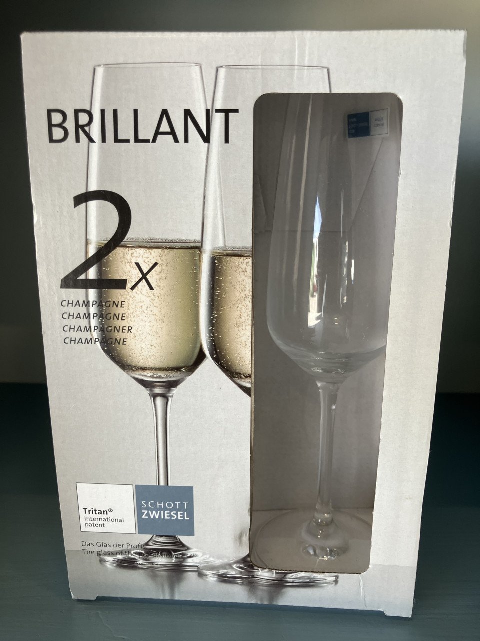 Schott Zwiesel Brillant set van 2 champagne glazen