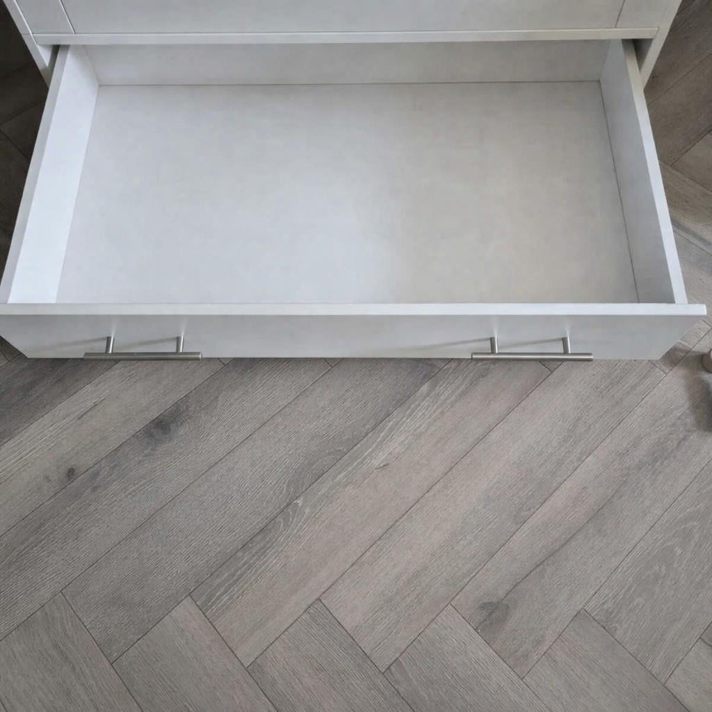 Witte box met lade