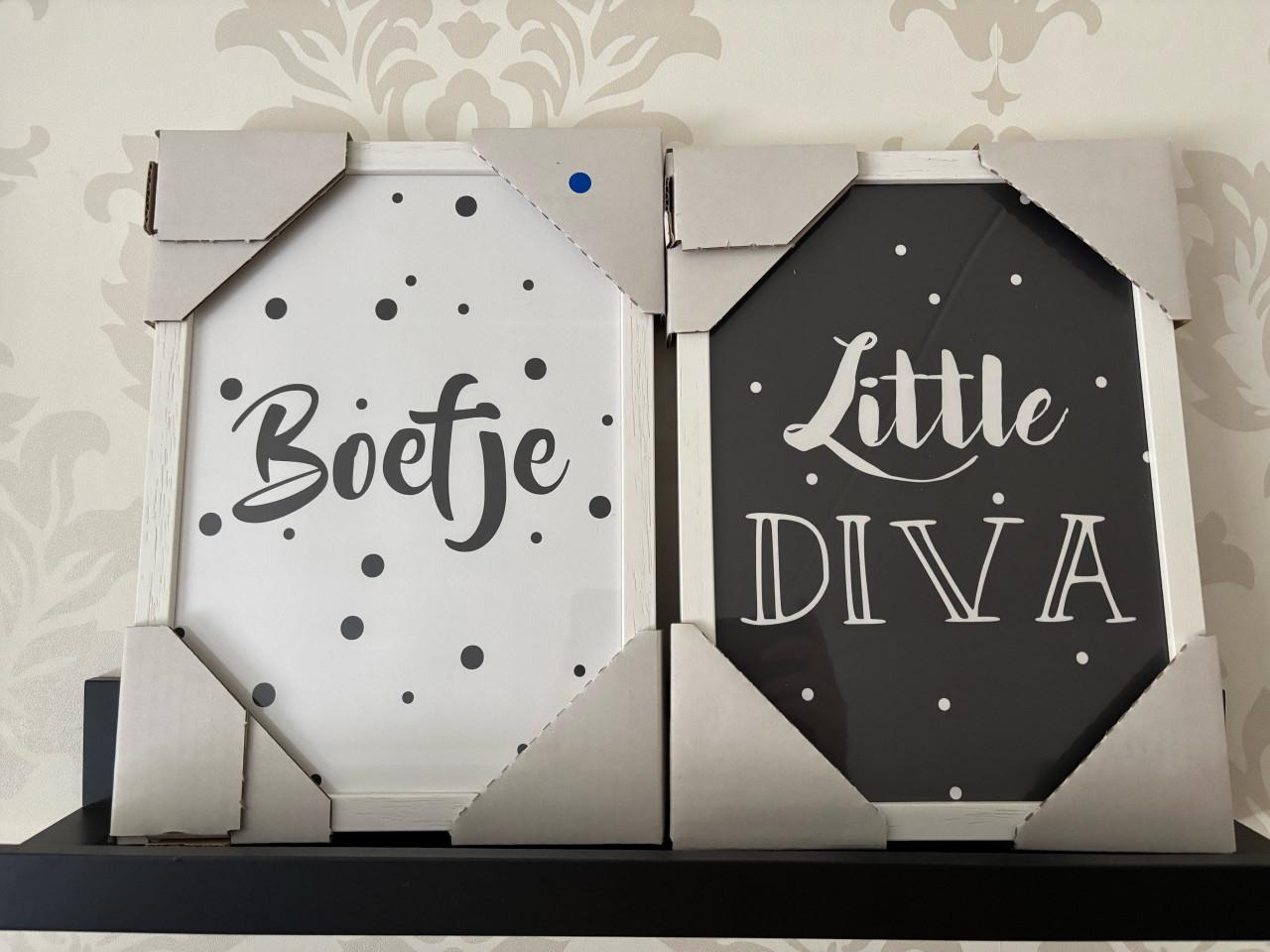 Ingelijste poster diverse