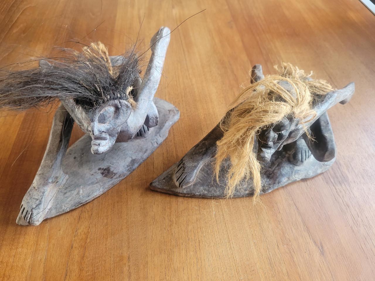 Vintage houten beeldjes