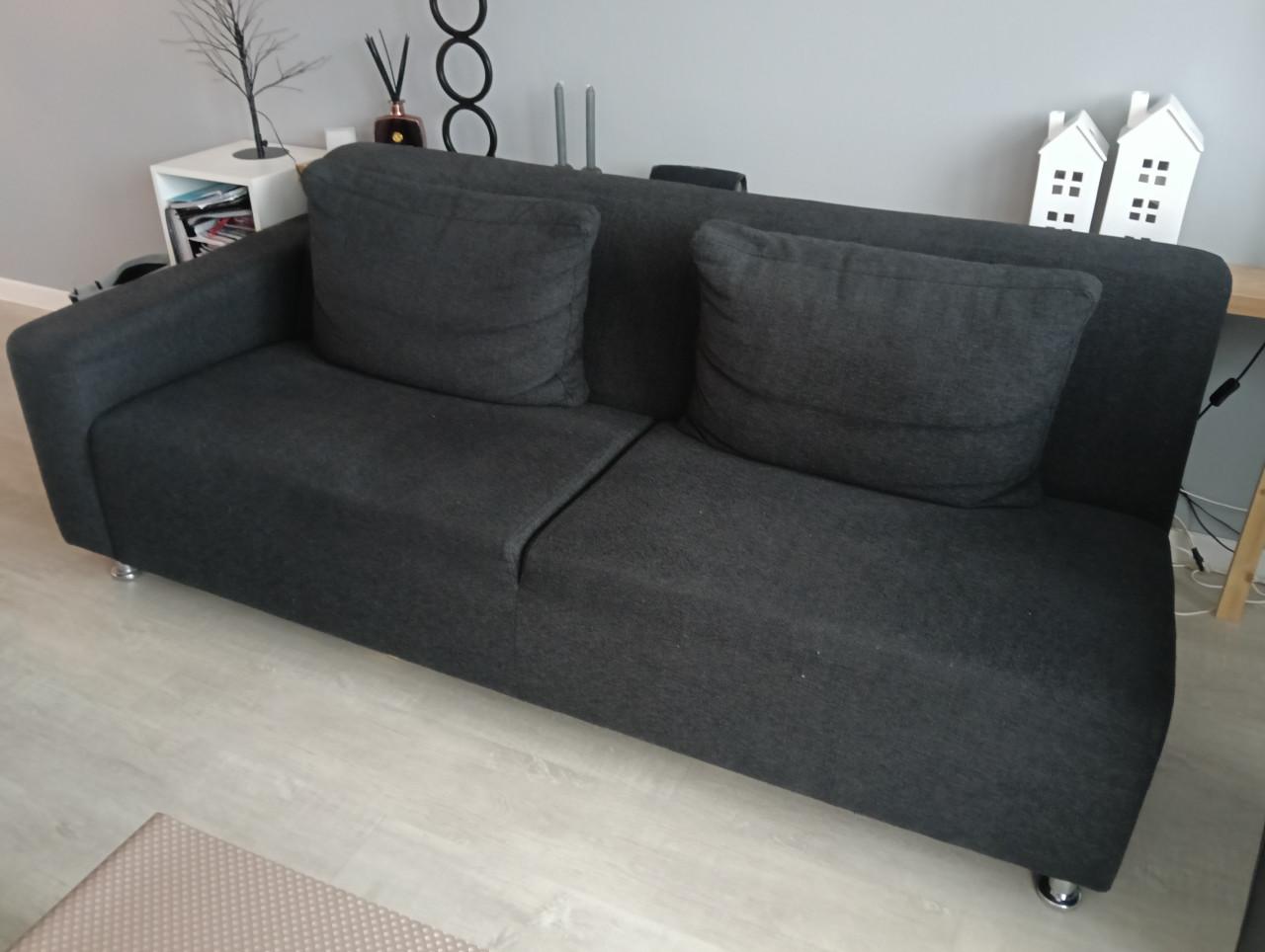 Hoekbank Zwart. GRATIS AFHALEN