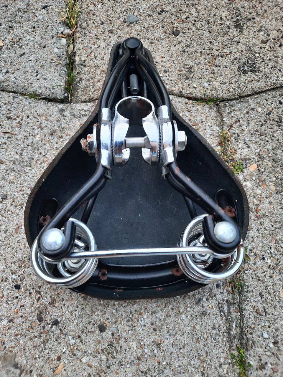 Leren brooks fietszadel