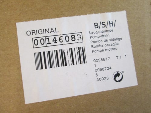 NIEUWE pompen voor [vaat en wasmachine's Siemens en Bosch
