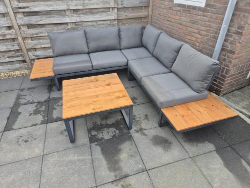 Aluminium Loungeset (Bezorging mogelijk)