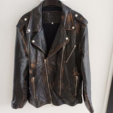 Italiaans Lederen heren jack