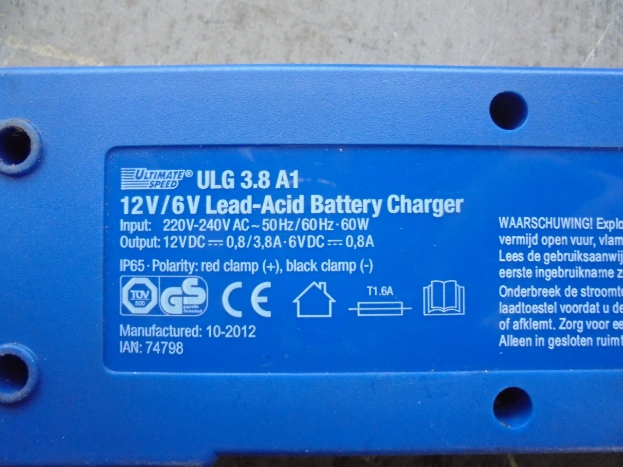 Druppellader 12/6 Volt