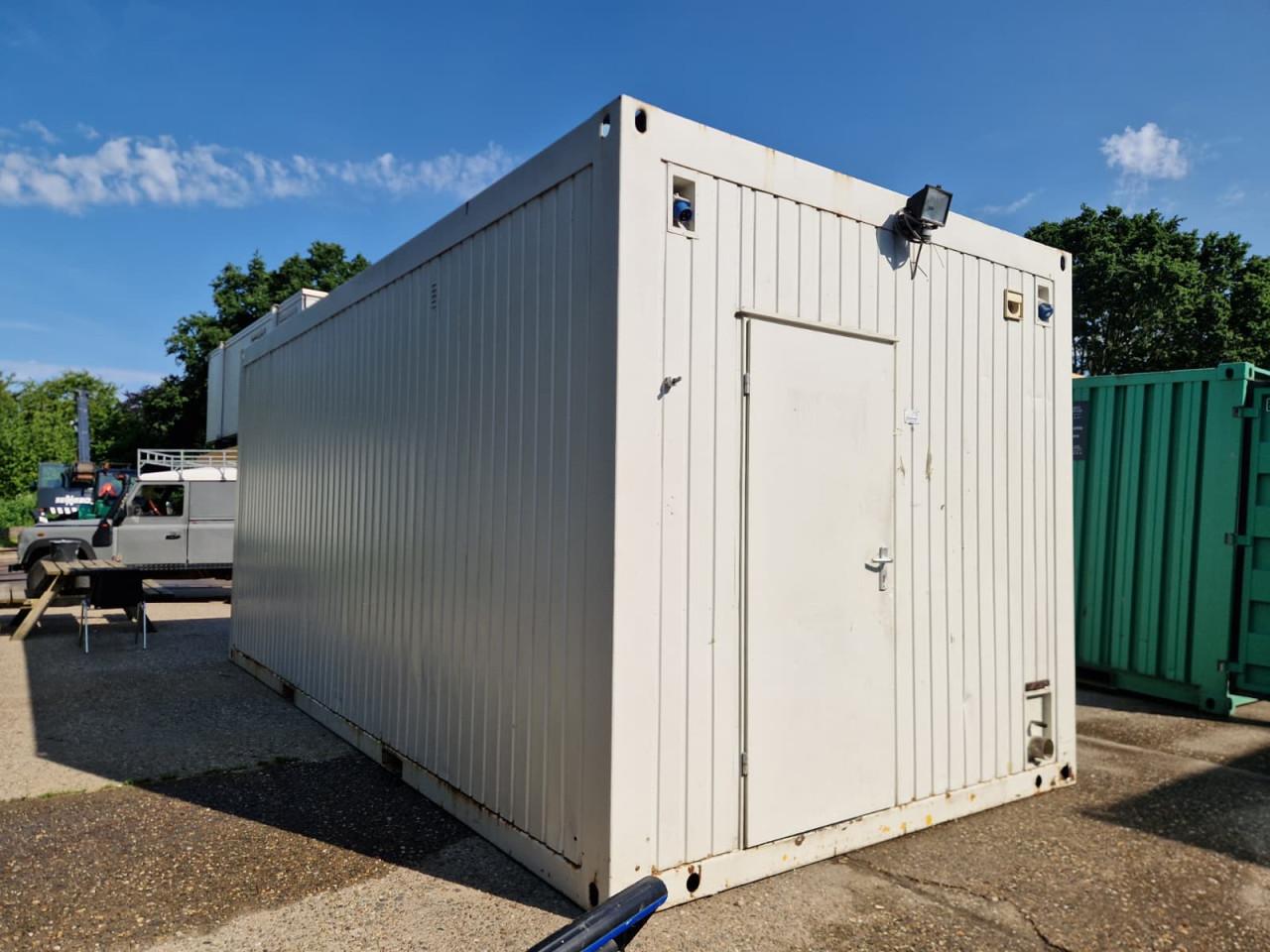 6x3m kantoorunit / woonunit / schaftkeet met keuken + toilet