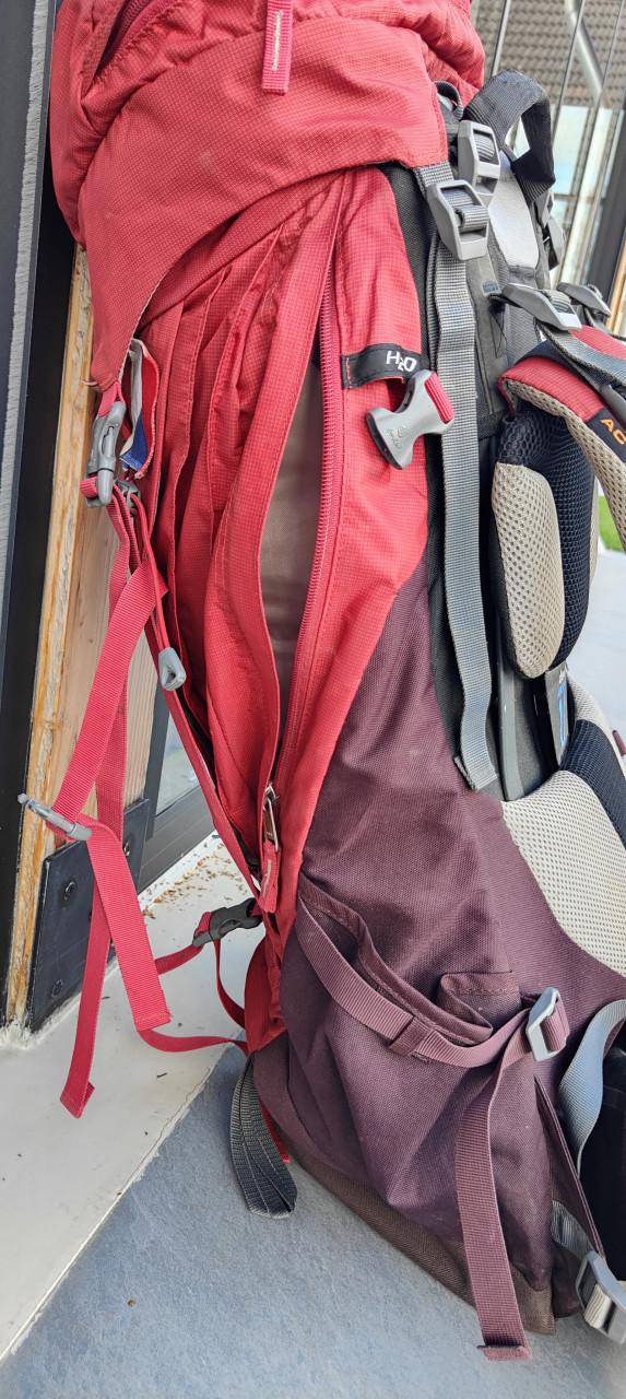 Backpack 55+15 liter