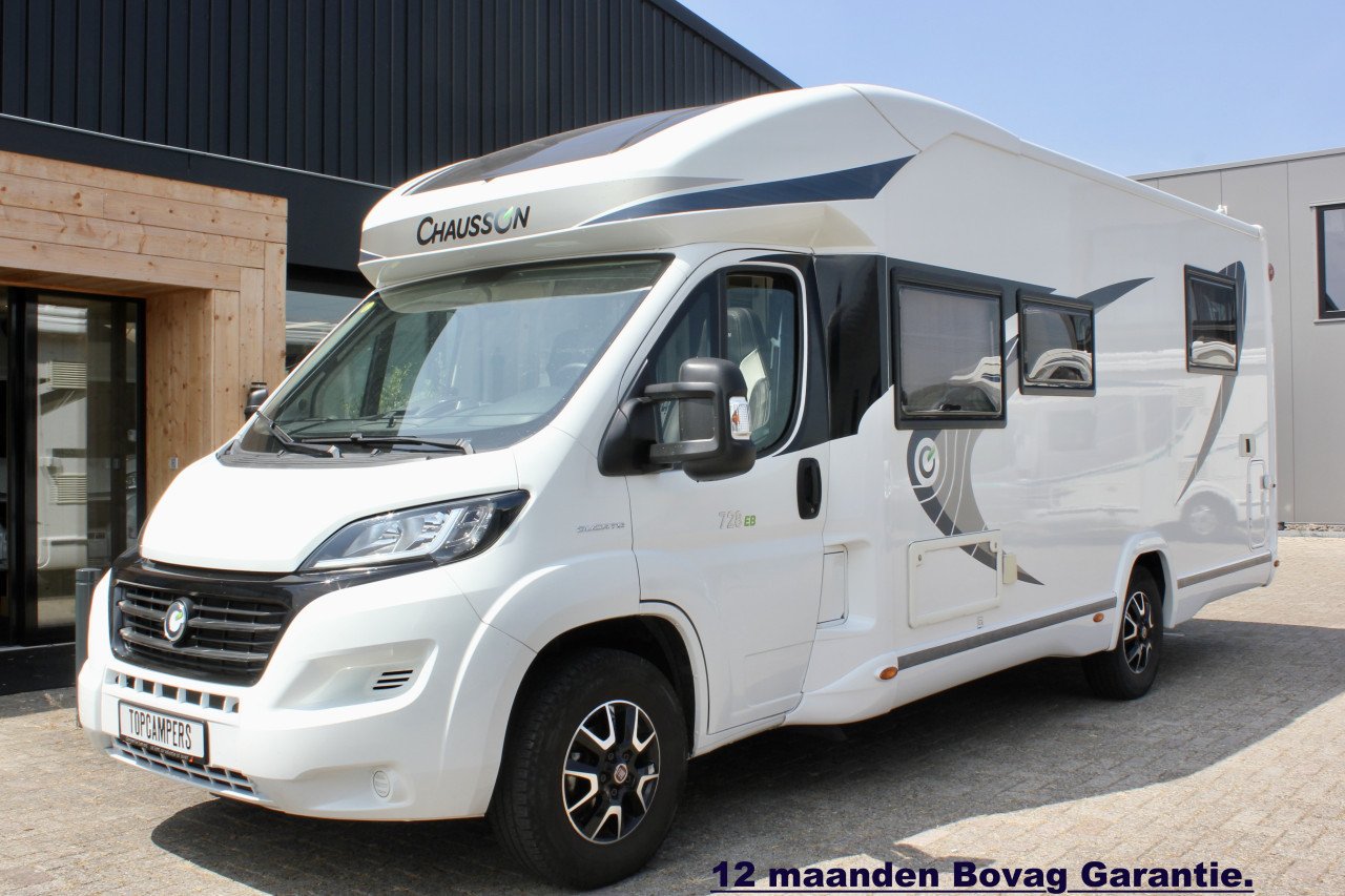 Chausson Welcome 728EB(Queensbed+hefbed, eerste eigenaar, als nieuw!!)