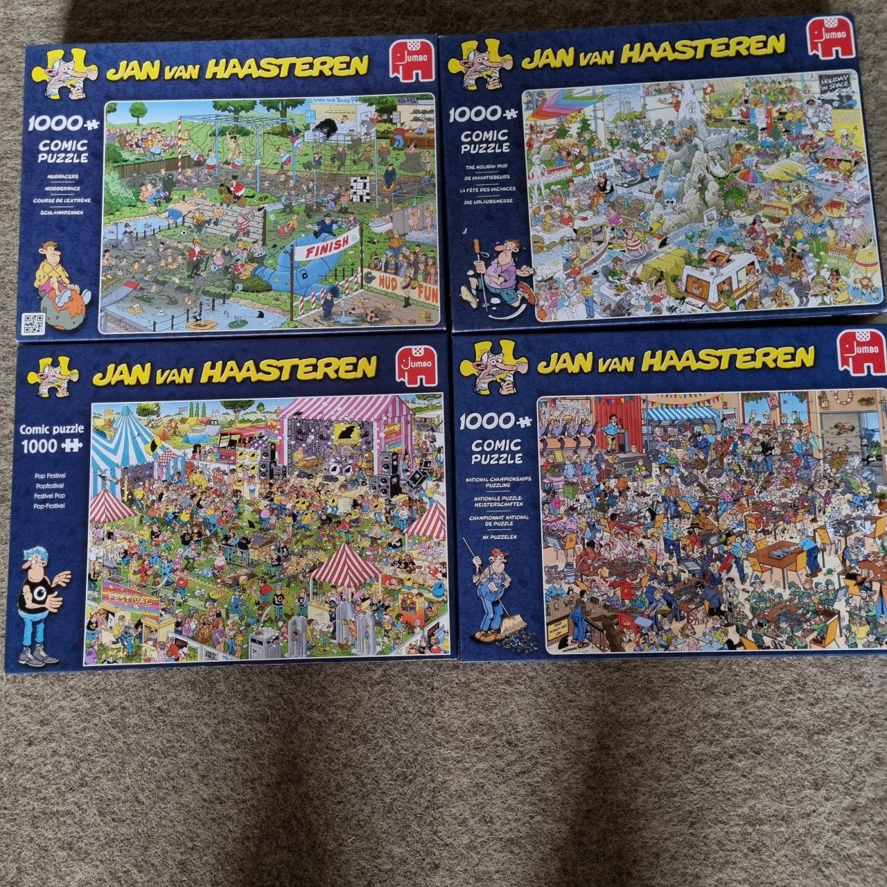 Puzzels Jan van Haasteren €8,00 p/st 1000 stukjes