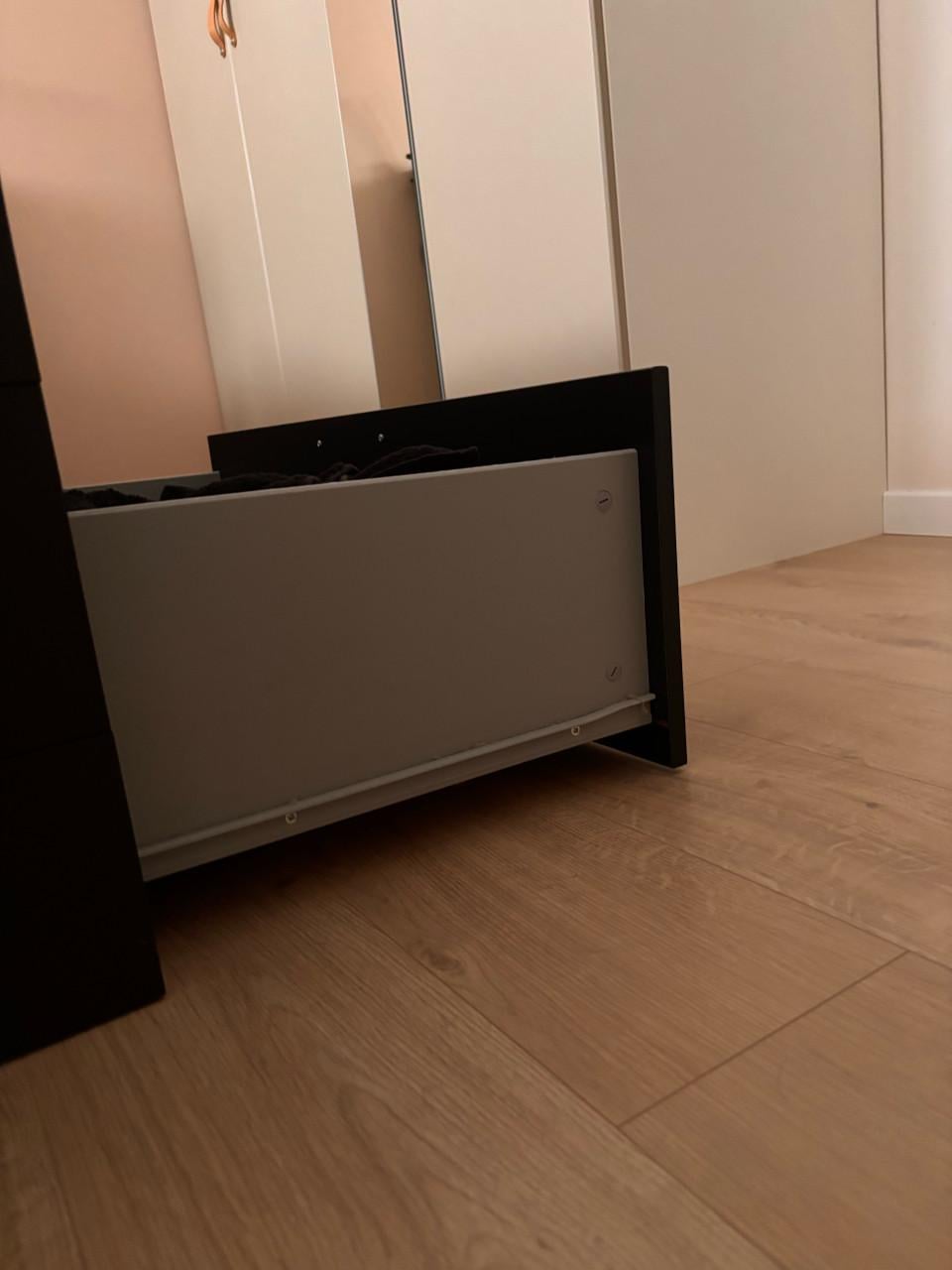 Ikea bed brimnes, zwart, 180x200!