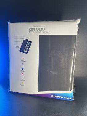Ultimate Guard Zipfolio 480 24-Pocket Xenoskin – Black.