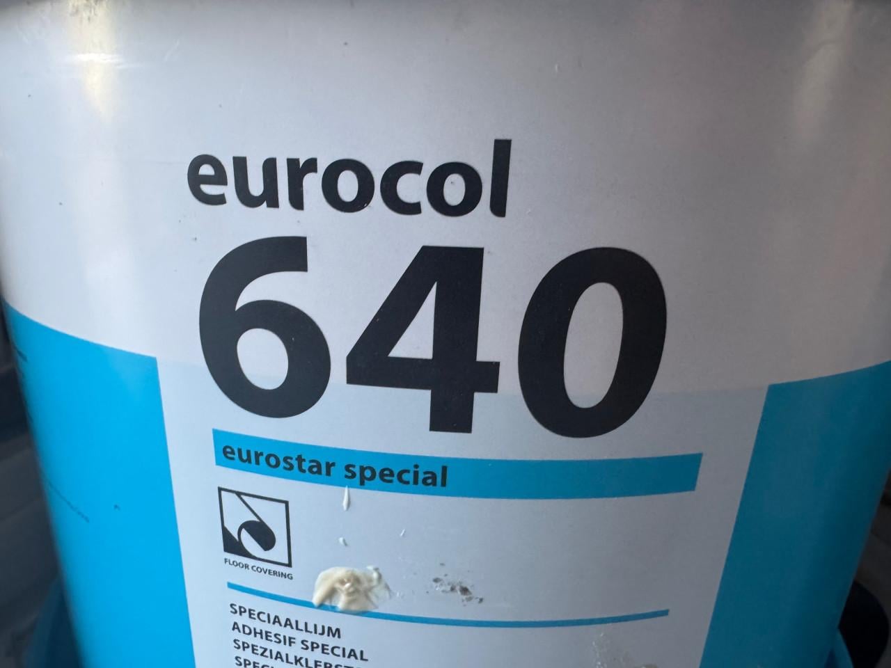 Egaline, stuco MP 75, Betonmortel, PVC Lijm