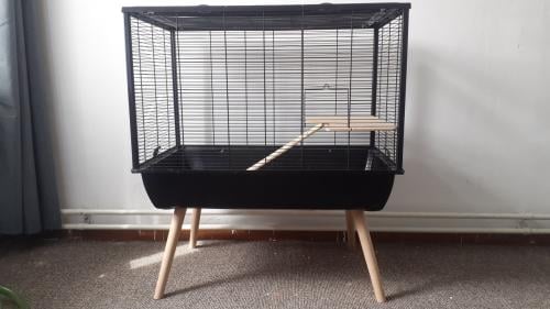 Kleine knaagdierkooi 76x46x56cm