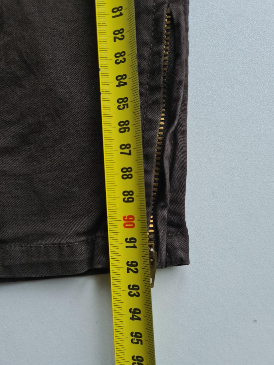 Donker bruine skinny stretch spijkerbroek van Zara  Maat M