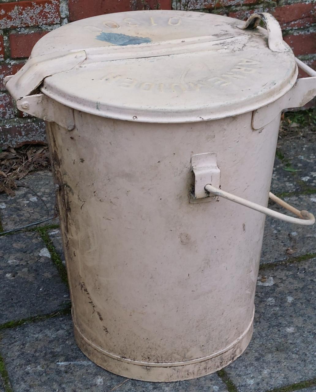 Zinken Brocante Vuilnisbak "Arnemuiden"