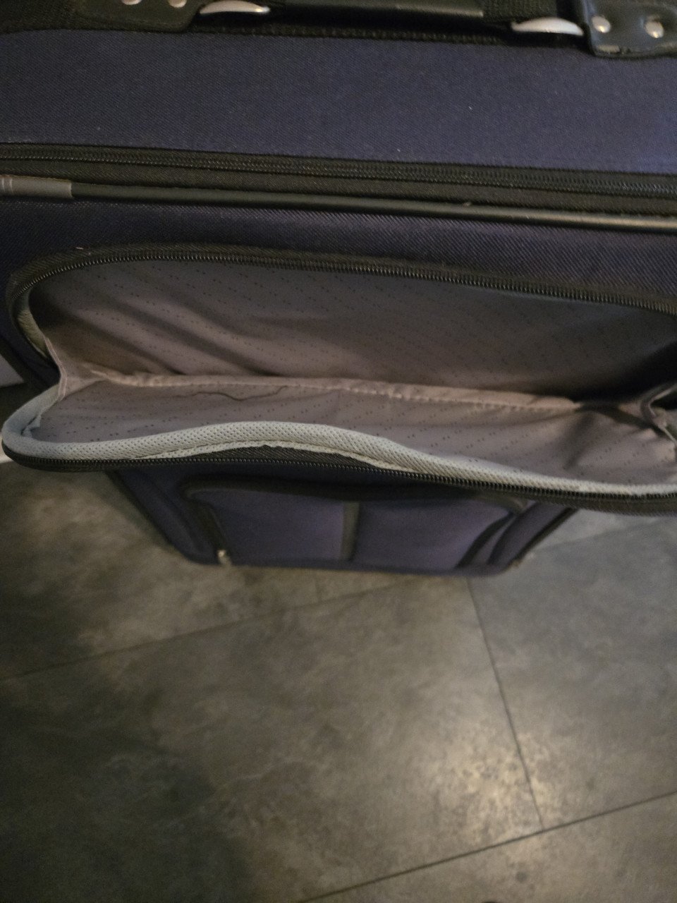 Koffer style traveller 70x43x25 cm Blauw