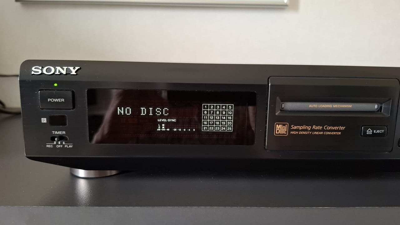 Sony MD-speler MDS-JE500