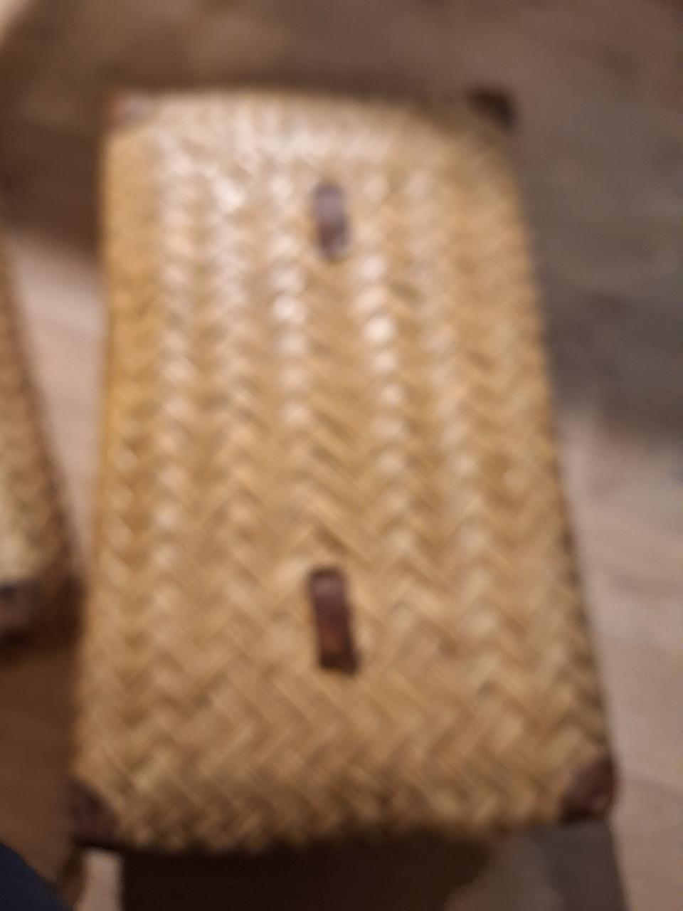 Vintage rotan koffer