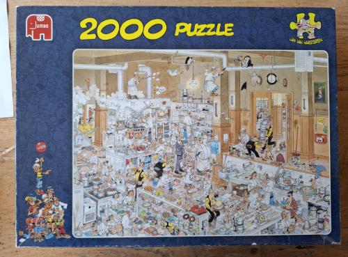 Legpuzzel Jan van Haasteren, De keuken. 2.000 st., compleet, gecontroleerd!