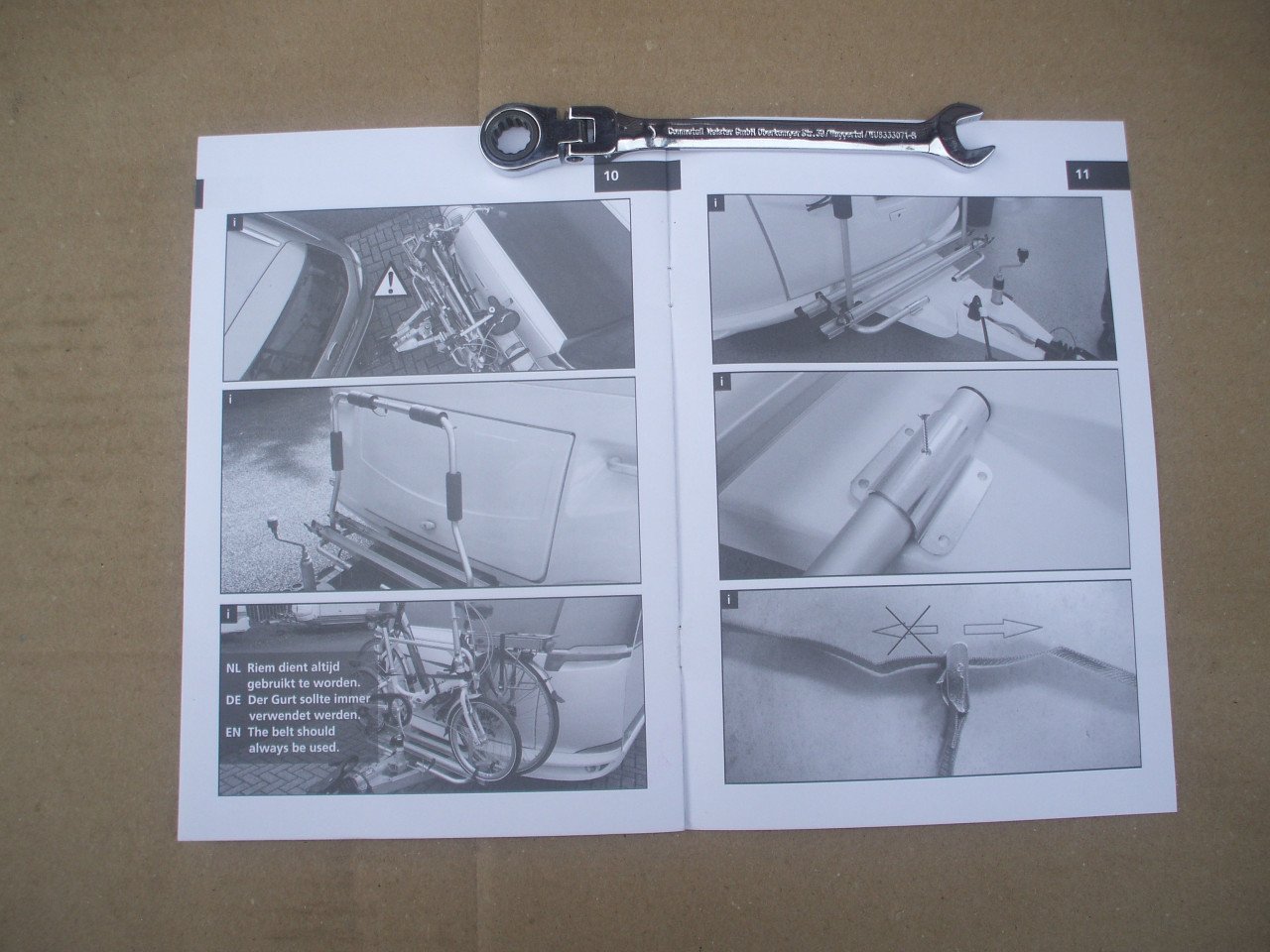 Fietsendrager voor caravan Obelink Front ll pro