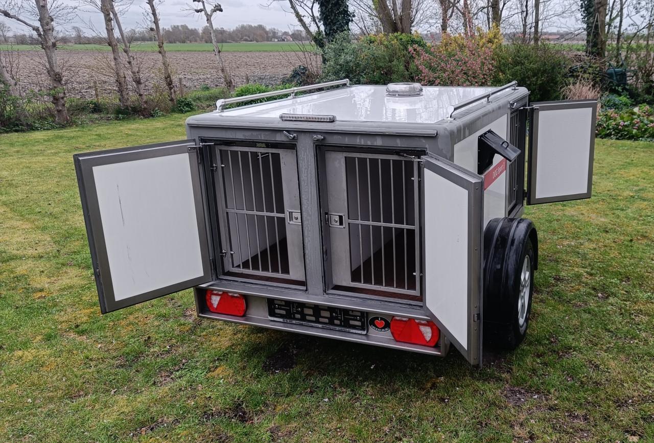 Hondenaanhanger 3 vaks (GLAWELL)