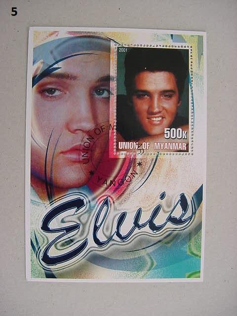 Elvis Presley Postzegelvelletjes