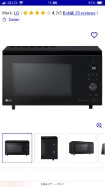 Combi magnetron LG zwart