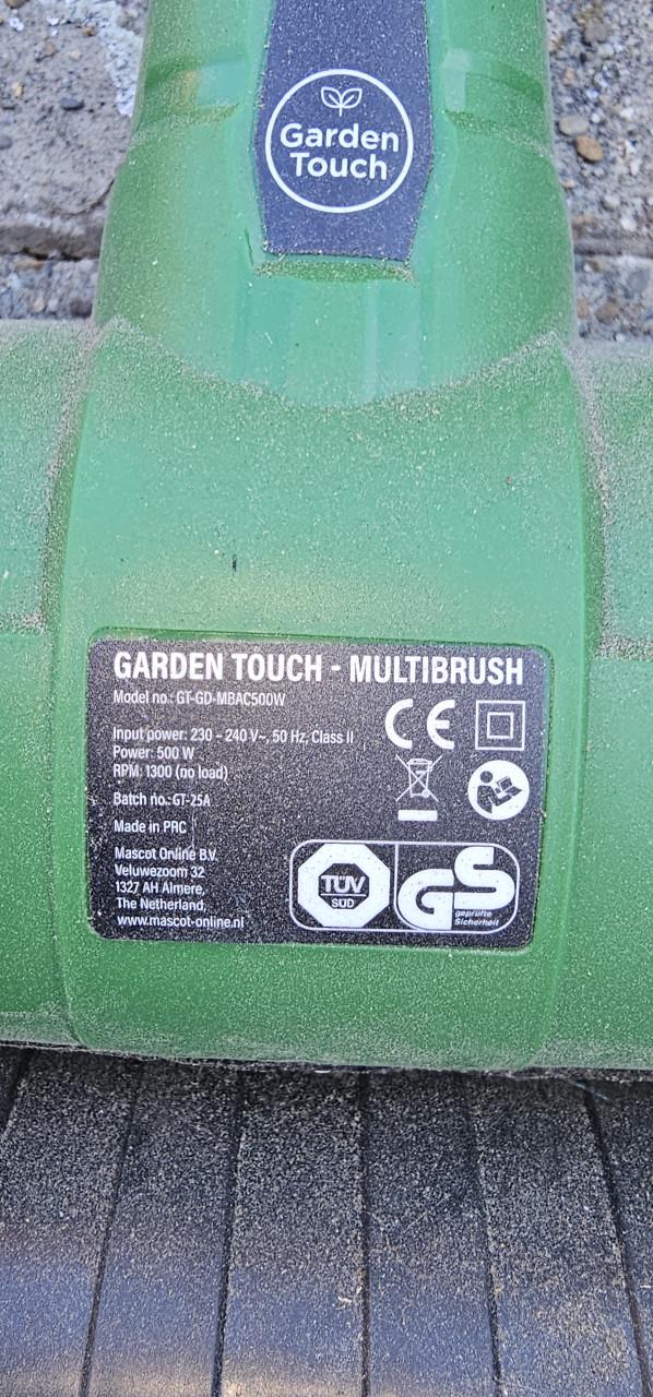 Garden Touch elektrische schoonmaakborstel - terrasreiniger