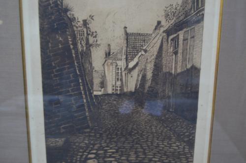 Grote ets van een straatje, Ottengas. Nijmegen?