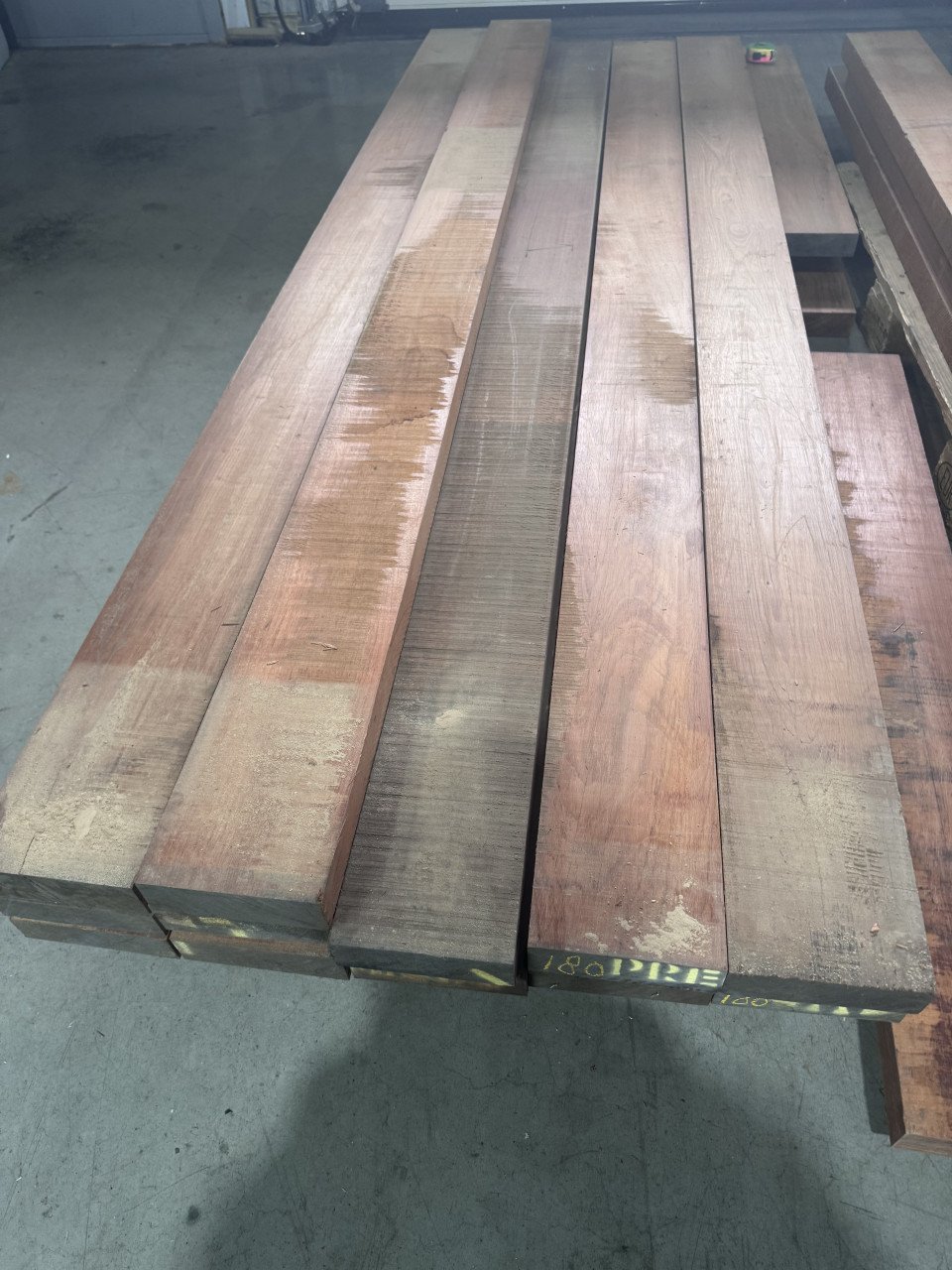 Partij Jatoba hout - 1e kwaliteit