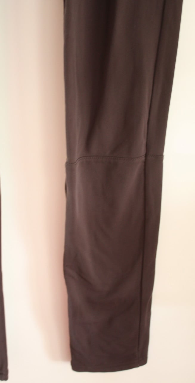 Nieuwe dikke bruine legging maat s