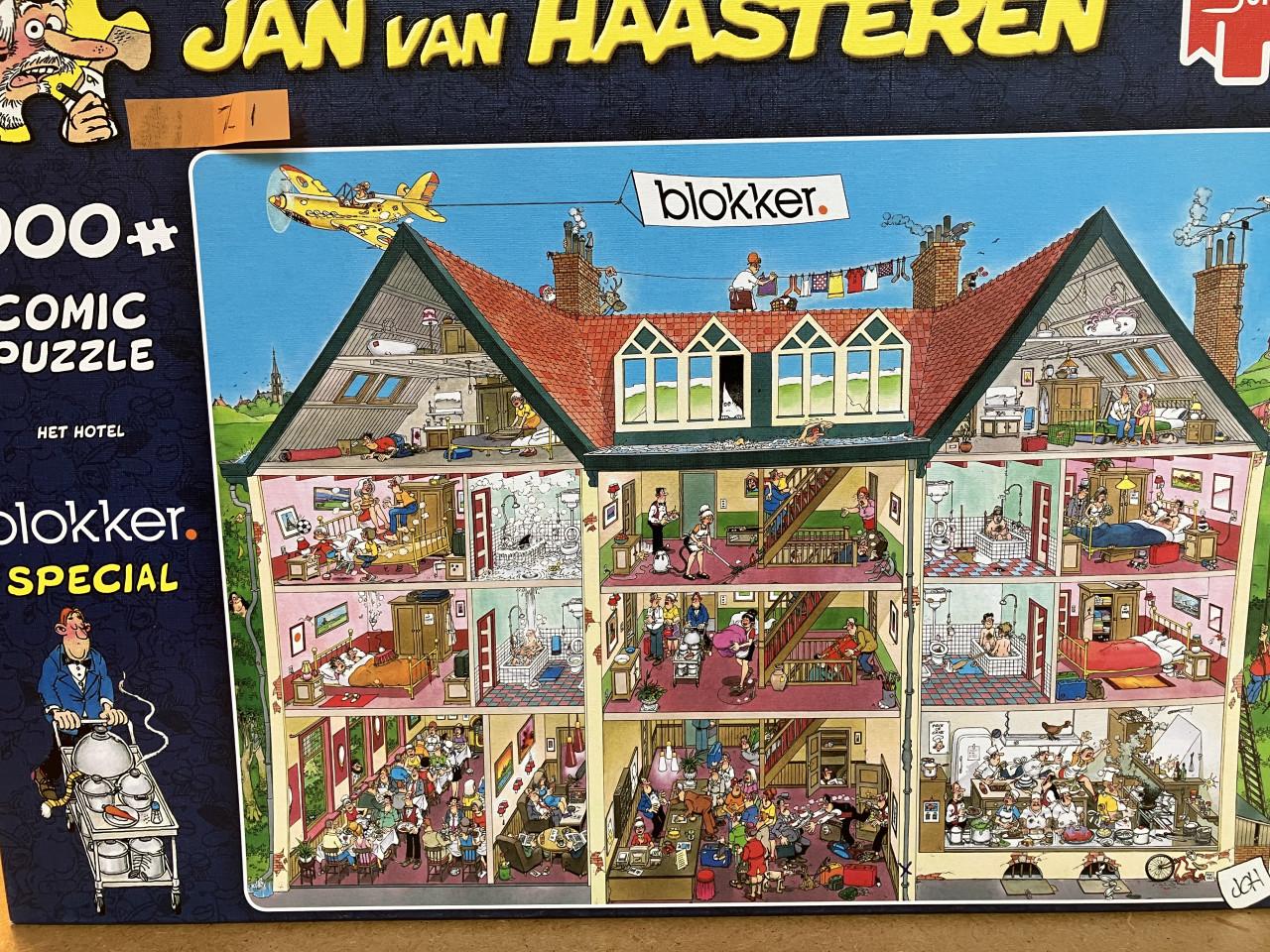Jan van Haasteren het hotel mist 1 stukje