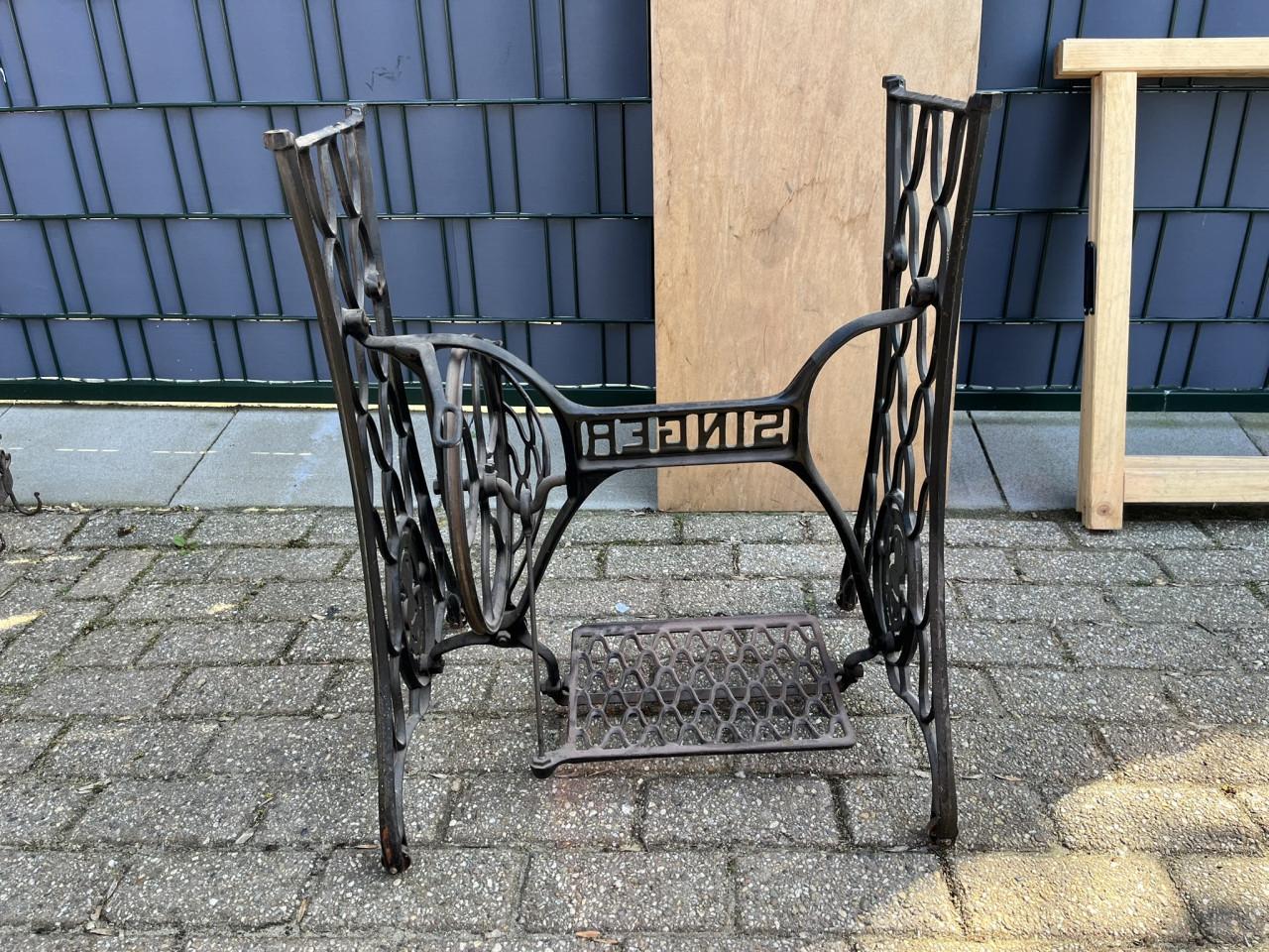 Metalen tafel frame Singer naaimachine