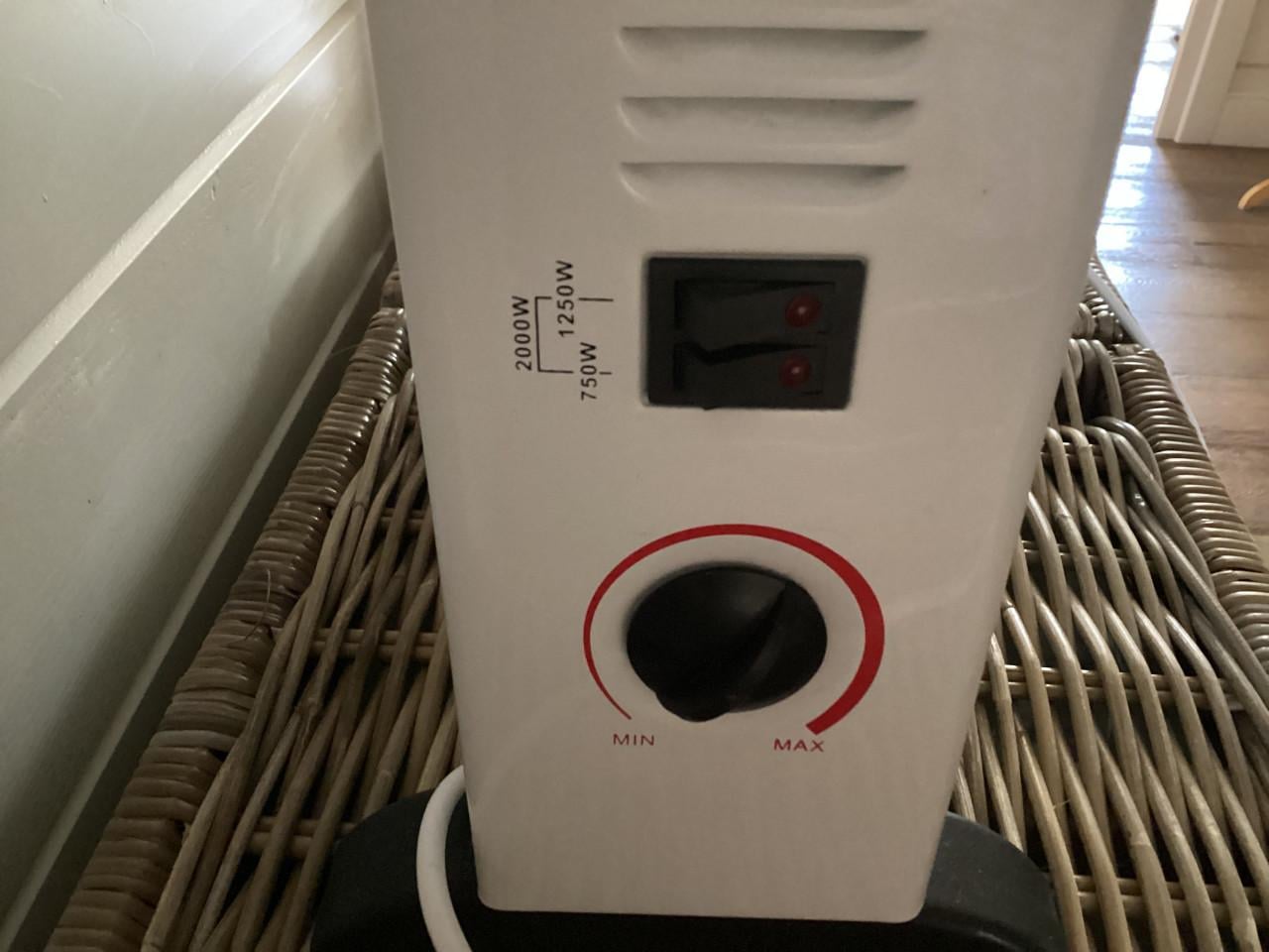 Convector elektrische kachel. Goes.